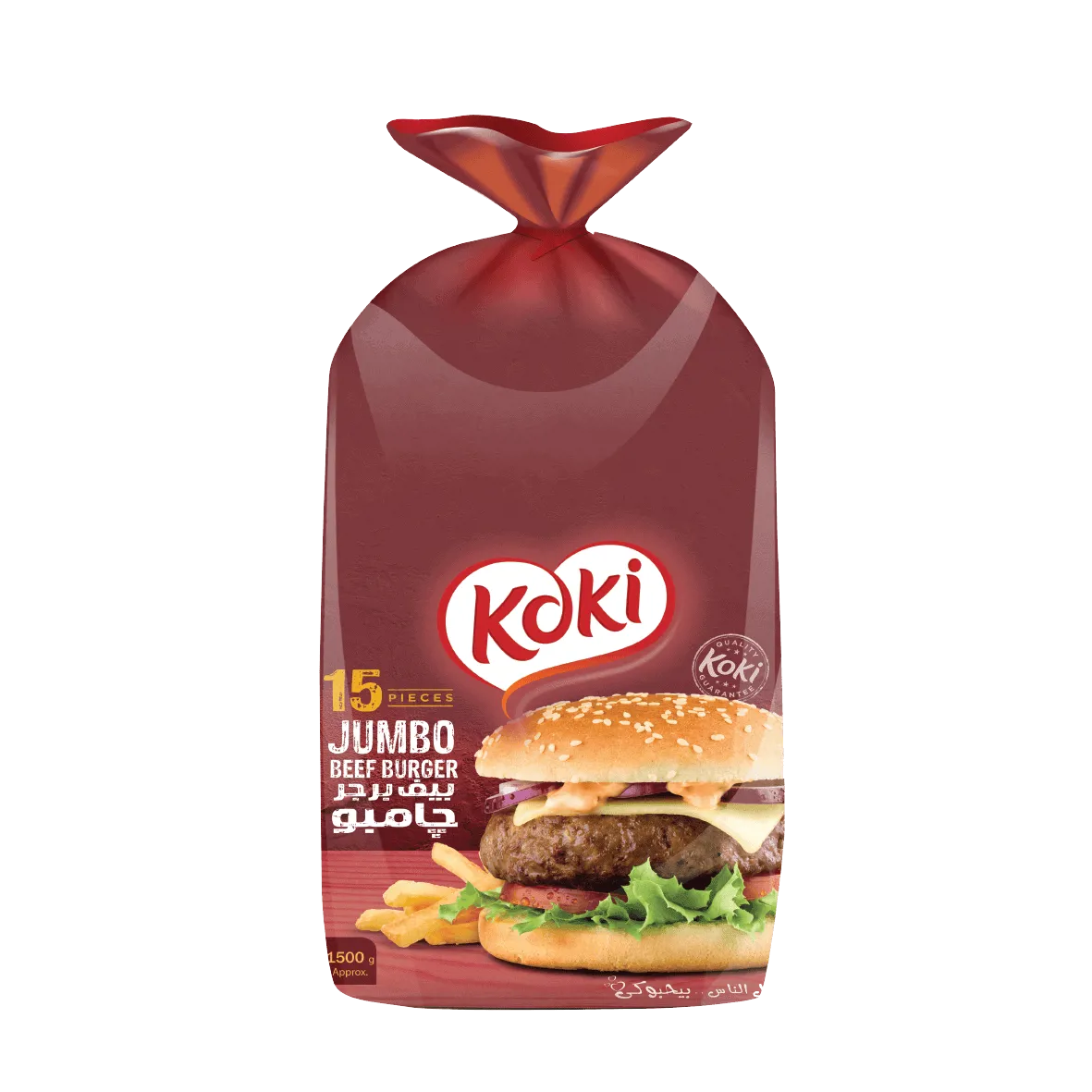 بيف برجر چامبو كوكي 15ق